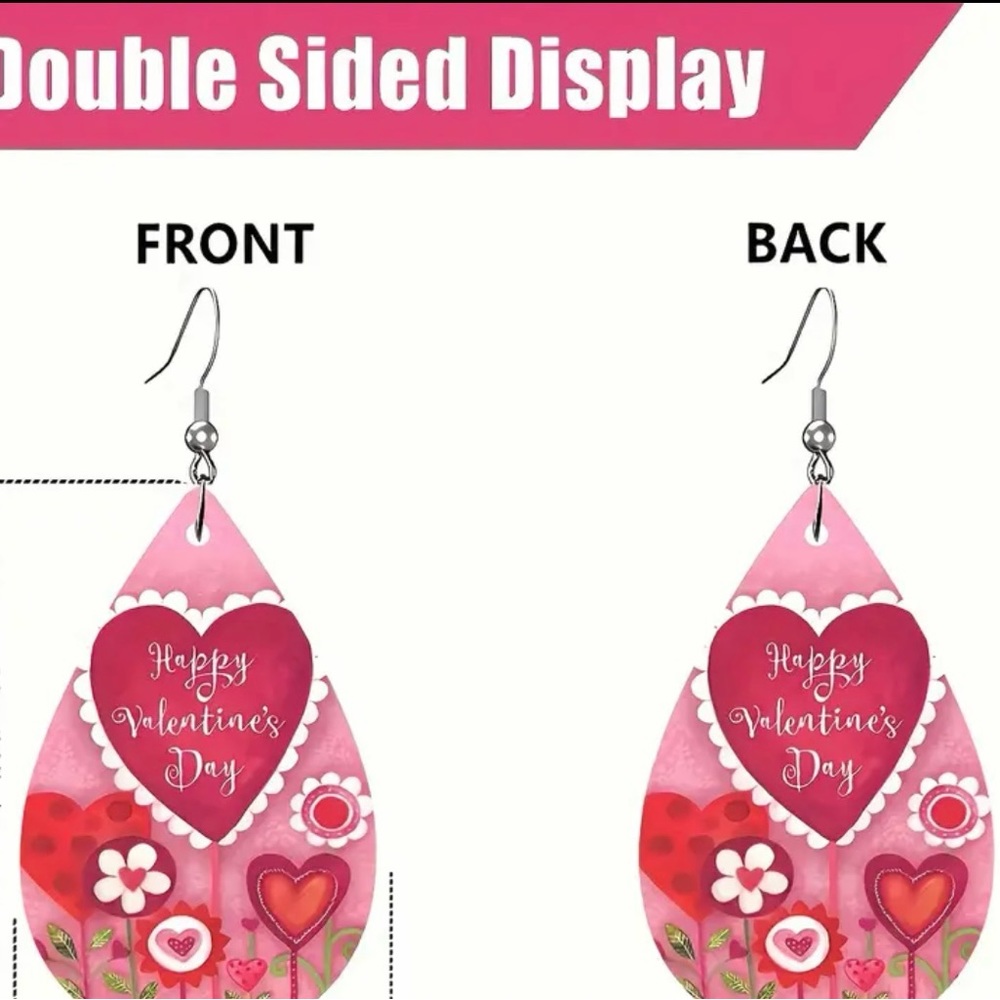 Valentine earrings